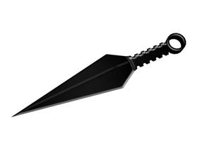 ninja kunai bıçak atma 187 killa mermi silah 3d print model - Mito3D