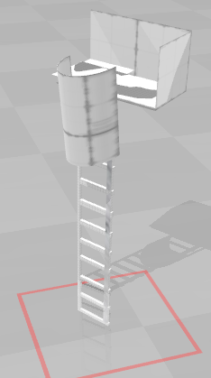 ladder architecture 3D print model - Mito3D