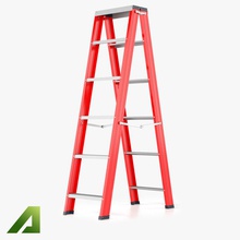 ladder architecture asile vfx building construction elements industrial model ring stepladder tool 3d print model - Mito3D