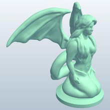 lamia v1 mítico criaturas printable lowpoly míticas 3d print model - Mito3D
