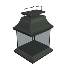 lantern v1 pagodastyle outdoors printable lowpoly 3d print model - Mito3D