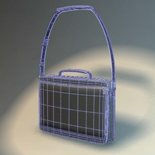 laptop bag accessory carry case character clothes computer electronics justinger model pc purse 3d print model - Mito3D