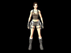 lara croft adventure character danos81 female girl human lady raider tomb woman 3d print model - Mito3D