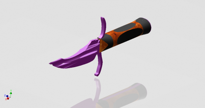 large fantasy knife weapons 3d print model - Mito3D