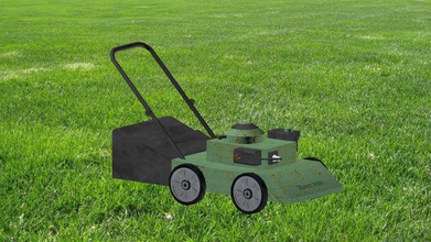 lawn mower clipper clippings cutting garden industrial kitty lawnmower machine machinery markaust model mow outdoors outside tool trim 3d print model - Mito3D