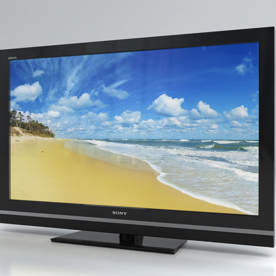 tv lcd sony kdl 37 v 5500 3d 3ds cg cgozzie exibição eletrônica televisão hd max modelo o monitor ozzie de vídeo vray 3D print model - Mito3D