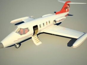 lebombardier learjet 3d la aeronave avión bombardier jet koberko modelo plano 3d print model - Mito3D