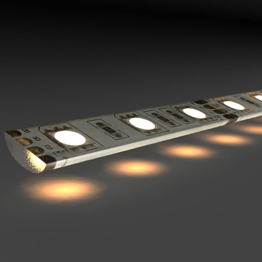 striscia del led elettronico l'elettronica industriale luce modello neiloneil le strisce 3D print model - Mito3D