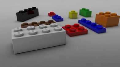 lego tuğlaları LEGO s oyuncaklar çocuklar tuğla 3d print model - Mito3D