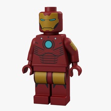 lego iron man 3d picasso blocks brick cartoon character child fig figure guys human legoman male max mini minifig model person plastic playing quality rig toon toy vray 3d print model - Mito3D