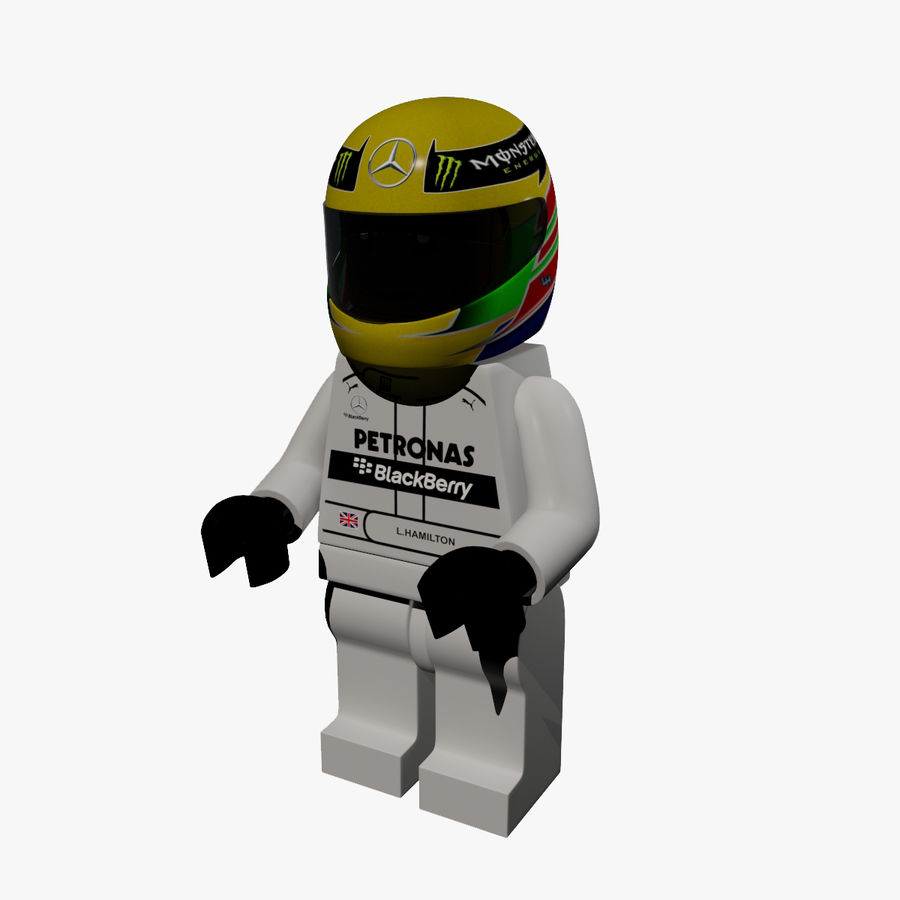 lego lewis hamilton 3d 3ds armor character driver duplo f1 formula formula1 guys helmet human male man max mercedes model motor one ouroboros888 race sport team toy weapon 3D print model - Mito3D