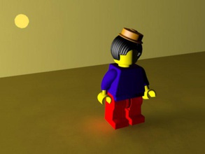 lego man character male legoman characters 3d print model - Mito3D