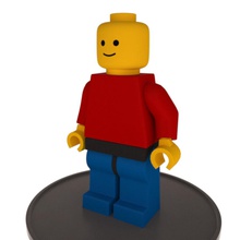lego rigged minifigure 3ds character fbx fig figure guys human male man max minfig minfigure mini model obj rig toy vray xdae 3d print model - Mito3D