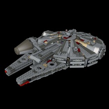 lego star wars 75105 millennium falcon cruiser fighter modello portaxe navicella astronave stella ufo guerra 3d print model - Mito3D