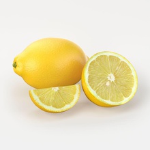 Zitrone Obst Zitrusfrüchten Ernte Essen frisch goodproducts grün Saft saftig Kalk Modell Natur schön fotorealistisch pflanze real realistisch sind Scheibe gelb 3d print model - Mito3D