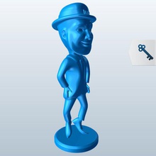 leprechaun v1 mythical creatures printable lowpoly 3d print model - Mito3D
