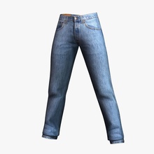 levis mens 3dmag corps garçon caractère tissu vêtements jeu jeune fille de l'homme inexpressibles jeans les jambes lévis modèle le nom pantaloon pantalon des pantalons femme 3d print model - Mito3D