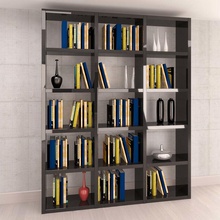 i libri della biblioteca di vasi bookshelf collezione arredamento mobili interni modello mensola scaffalatura il vaso vizka 3d print model - Mito3D