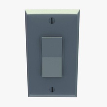 light switch v1 electronics printable lowpoly 3d print model - Mito3D