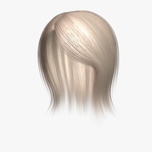 linda cheveux 3dmag blond garçon caractère vêtements de la coiffure fourrure jeune fille haar poilu coiffe l'homme modèle pelo perruque peruke shag le taupe toupee les moustaches femme 3d print model - Mito3D
