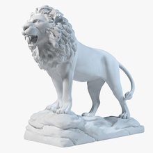 aslan Heykeli heykel 3d kızgın hayvan mimarlık canavar büyük kedi elemanları şekil yüksek leo max model n poly yazdırılabilir yazdırır heykeltraşlık stl taş uzkikh vahşi 3d print model - Mito3D