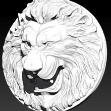 lion african angry animal architecture big calm cat cnc elements head hi hunt lucky hunter 2008 mill model mold poly prints sculpture serious taxidermy trophy wild 3d print model - Mito3D