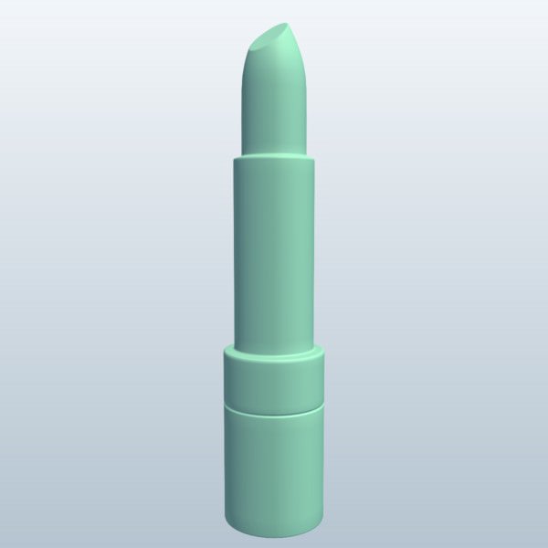 pour les lèvres v1 la lèvre bâton personnelle de soins imprimable lowpoly personnels 3D print model - Mito3D