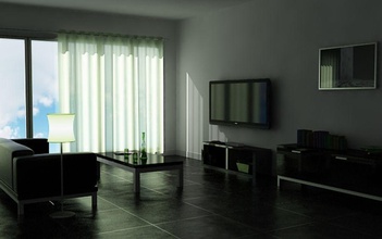 sala de estar el apartamento la arquitectura presidente sofá diseño plana muebles casa interior lámpara vivir plasma riker escena estilo tabla tv william 3d print model - Mito3D