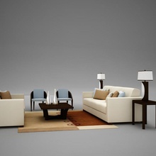 oturma odası koleksiyonu 1 2 3 4 kol artmani yatak parlak sandalye chaise krom toplama çağdaş kanepe tasarım mobilyalar mobilya iç canlı şezlong salonu metal modern ofis oda koltuk 3d print model - Mito3D