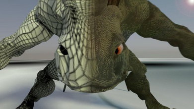 Eidechse-Kreatur alien Anatomie böse Ungeheuer Blut bmcgauley Charakter Kreaturen fantasy grün horror Mensch Humanoide die Eidechsen Modell mutant Bio Reptilien rig Waagen beängstigend Haut 3d print model - Mito3D