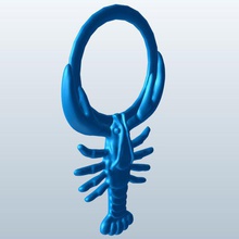 lobster v2 animals printable lowpoly 3d print model - Mito3D
