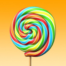 lollipop candy fröhlich Kind bunte Essen Spaß glücklich kayzy Modell verspielt spielen rainbow süß 3d print model - Mito3D