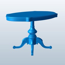 loo tableau v1 table le mobilier imprimable lowpoly 3d print model - Mito3D