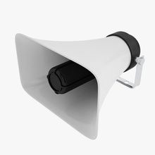 loudspeaker 01 advertising announcement audio car commercial crowd diesel v electronic electronics model notification place police public roof say speaker spoke 3d print model - Mito3D