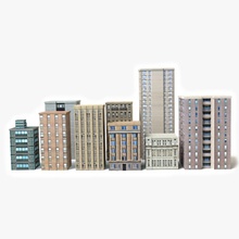 low poly buildings abrams apartment architecture blocks building city cityscape creations game lower lowpoly model office ready residential skyscraper structure tall tower urban 3d print model - Mito3D