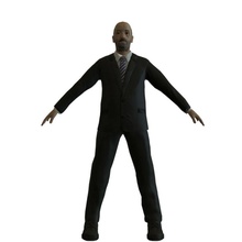 low poly businessman mobile edition amazing archvis body character clothes figure formal gameready guys human lawyer lower lowpoly male man model old people person realistic rig suit 3d print model - Mito3D