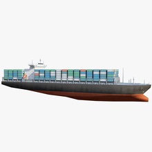 low poly container ship boat bulk cargo carrier commerce commercial constantin dry freight harbor industrial lower max model modern ocean os port rea sea shipping tanker transport vessel watercraft 3d print model - Mito3D