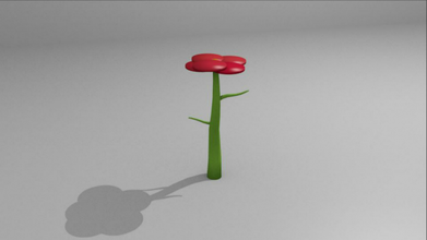 low poly flower nature tree 3d print model - Mito3D