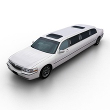 low poly limousine american car game generic heavy limo lower luxury model party ready sedan stretched taurus x us vehicle wedding 3d print model - Mito3D