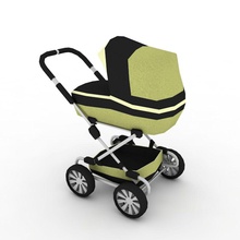 low polygon pram baby barnvagn beb berambulator carriage carrinho coche kinderwagen lower model ni o vehicle wow3d 3d print model - Mito3D