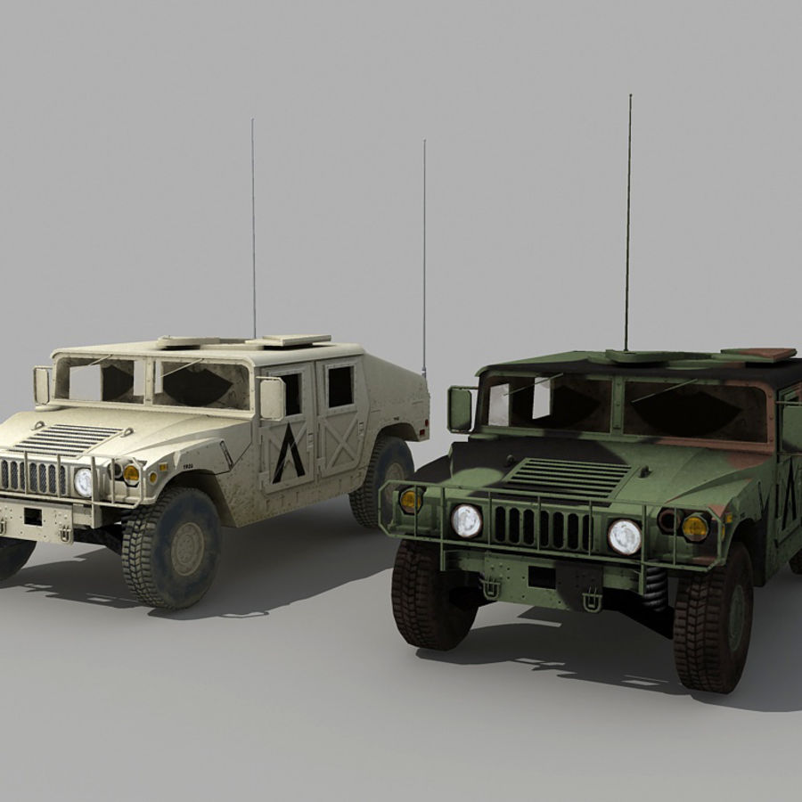 lowpoly humvee ejército greenbird hmmwv hummer el jeep inferior m1025 militar modelo poli apoyo de transporte la tropa vehículo 3D print model - Mito3D