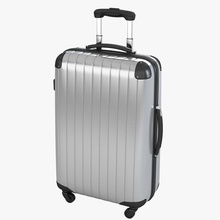 sac à bagages l'accessoire l'aéroport caractère vêtements le conteneur élégant les métal de modèle coffre-fort shop3ds la valise transport voyage trolley tronc roue 3d print model - Mito3D