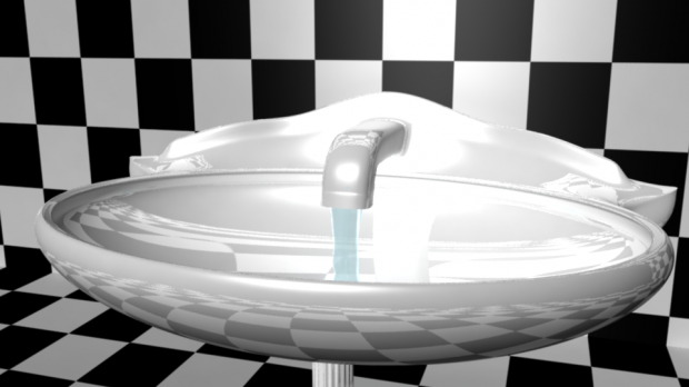 luxury sink furniture 3D print model - Mito3D