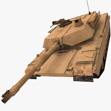 m1a2 abrams tank 3d Armee Artillerie Schlacht e mod Spiel Golf Irak niedrigere m1 m1a1 m2 max Militär Modell poly usa Fahrzeug Krieg Waffe 3d print model - Mito3D