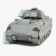 m2a2 bradley untextured Amerikan apc zırh ordu Doğu silah ıfv piyade Irak m2 askeri model sergey ryzhkov tank bize ABD araç savaş 3d print model - Mito3D