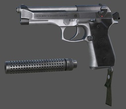 la pistola m9 92fs ejército beretta arma de fuego militar modelo ollik el servicio estado los estados 3d print model - Mito3D