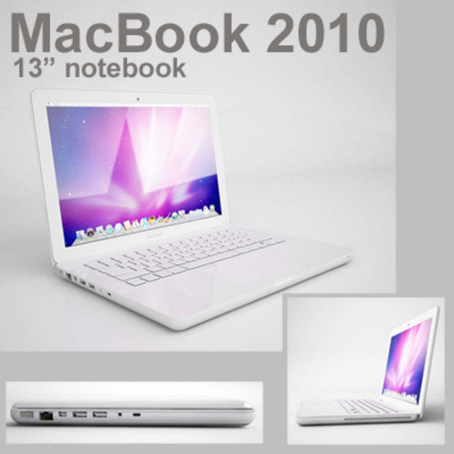 2010 macbook 13 inç dizüstü bilgisayar cihaz kitaplar tasarım masaüstü ditodito elektronik laptop mac model yeni notebook ofis pda tablo teknoloji yekpare V-ray'in 3D print model - Mito3D