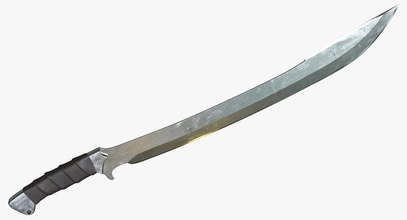 machete 2 blade cutcat heavy knife military model sharp steel survival tropical violence weapon 3d print model - Mito3D