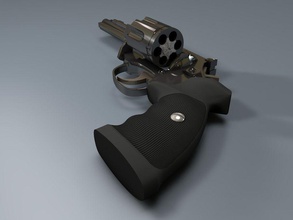 magnum mr73 sport proiettile fuoco la pistola ingvio90 manurhin modello colpo guerra l'arma 3d print model - Mito3D