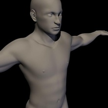 do sexo masculino o personagem orelha os caras mão humanos kakle homem modelo muscular nua nude pessoas pessoa colocados t 3d print model - Mito3D